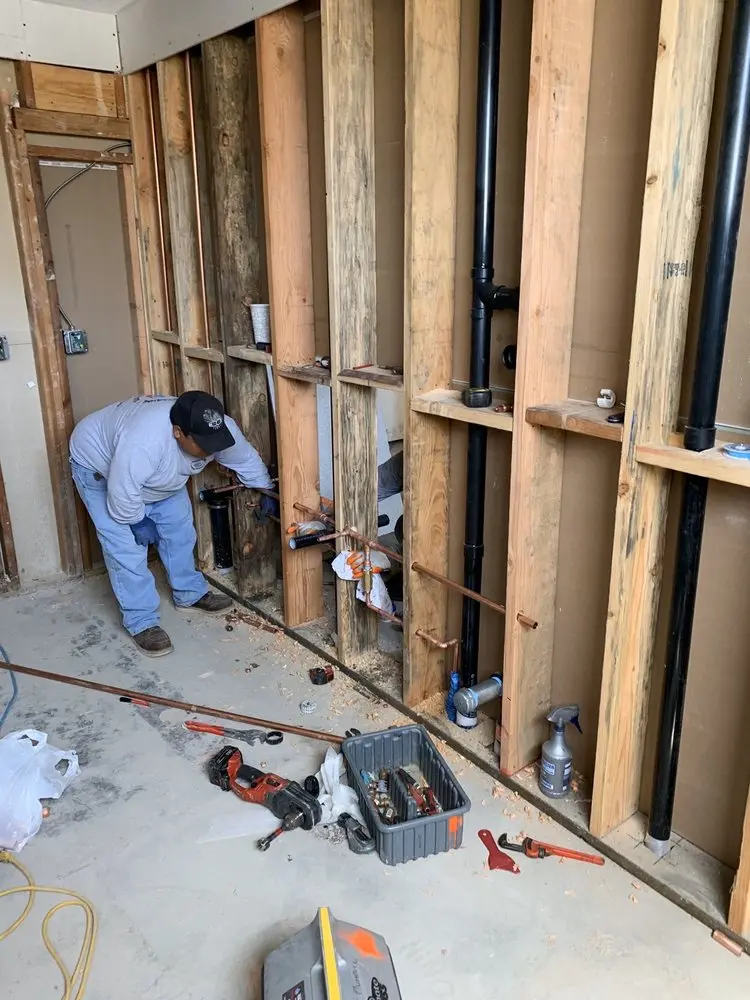 Commercial rough-in plumbing for Commercial Plumbing in Burkburnett